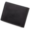 Мужское черное портмоне из матовой кожи без фиксации Grande Pelle (13230) - 3