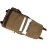 Текстильний рюкзак бежевого кольору через одне плече VINTAGE STYLE (14481) - 7