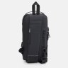 Мужская сумка-слинг через плечо из черного текстиля с кодовым замком Monsen 71581 - 3
