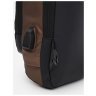 Мужская сумка-слинг через плечо из черного текстиля с кодовым замком Monsen 71581 - 5