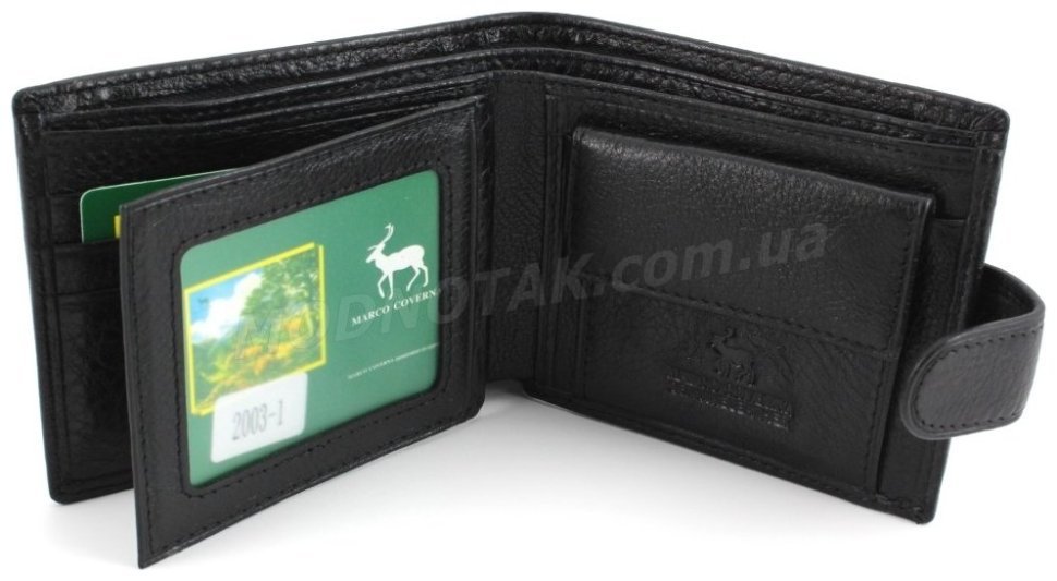 Кожаный классический мужской кошелек Marco Coverna (18039) фото №2 Кожаный классический мужской кошелек Marco Coverna (18039) modnotak фото №2