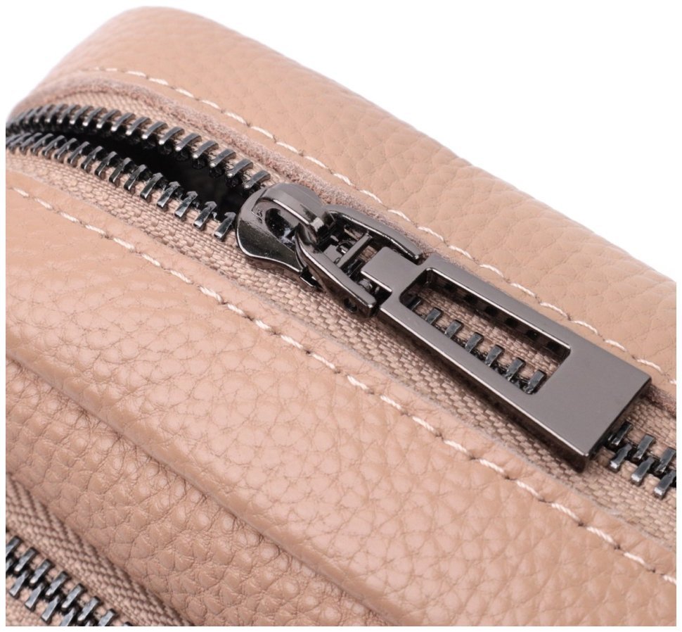 Стильная женская сумка с ромбовидной строчкой из натуральной кожи Vintage 22637 Бежевая фото №8 Стильная женская сумка с ромбовидной строчкой из натуральной кожи Vintage 22637 Бежевая modnotak фото №8