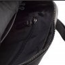 Наплечная кожаная мужская сумка c фактурой плетенка H.T Leather (19412) - 7