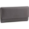 Женский кожаный кошелек серого цвета Tony Bellucci (10532) - 1