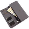 Женский кожаный кошелек серого цвета Tony Bellucci (10532) - 2