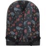 Женский текстильный рюкзак черного цвета с принтом Bagland (52981) - 3