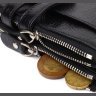 Вместительный женский кошелек черного цвета из натуральной кожи CANPELLINI (2421717) - 5