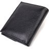 Чорний жіночий гаманець середнього розміру із натуральної шкіри флотар CANPELLINI (2421817) - 2