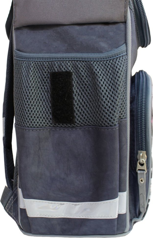 Каркасний рюкзак з сірого текстилю з принтом Bagland 53381