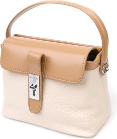 Стильна жіноча сумка-кроссбоді з натуральної шкіри з ручкою Vintage (2422131)