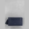Стильная сумка на цепочке синего цвета из натуральной кожи BlankNote Элис (12635) - 7