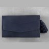 Стильная сумка на цепочке синего цвета из натуральной кожи BlankNote Элис (12635) - 3