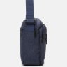 Синя чоловіча сумка-барсетка з ручкою з поліестеру Monsen (21938) - 4