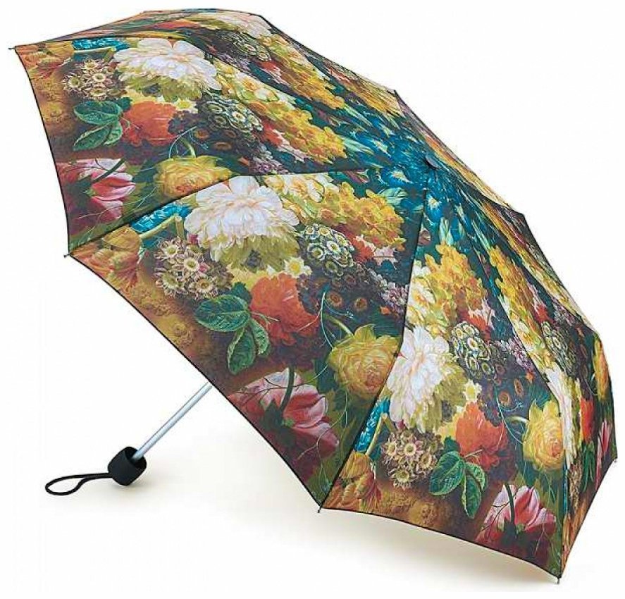 Зонт женский Fulton National Gallery Minilite-2 L849 Flowers in a Vase (механика, складной, разноцветный с принтом цветов) 93881 фото №1 Зонт женский Fulton National Gallery Minilite-2 L849 Flowers in a Vase (механика, складной, разноцветный с принтом цветов) 93881 modnotak фото №1