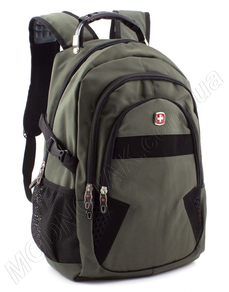 Повседневный фирменный рюкзак со вставками SWISSGEAR (8001-2)