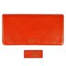 Женский кошелек из фактурной кожи с RFID-защитой на кнопке Ashwood J56 94181 оранжевого цвета фото №2 Женский кошелек из фактурной кожи с RFID-защитой на кнопке Ashwood J56 94181 оранжевого цвета modnotak фото - 2