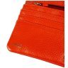 Женский кошелек из фактурной кожи с RFID-защитой на кнопке Ashwood J56 94181 оранжевого цвета фото №5 Женский кошелек из фактурной кожи с RFID-защитой на кнопке Ashwood J56 94181 оранжевого цвета modnotak фото - 5