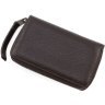 Темно-коричневий гаманець вертикального типу з зернистою шкіри Tony Bellucci (10804) - 4