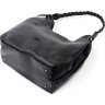 Кожаная женская сумка черного цвета с одной лямкой KARYA (2420867) - 4