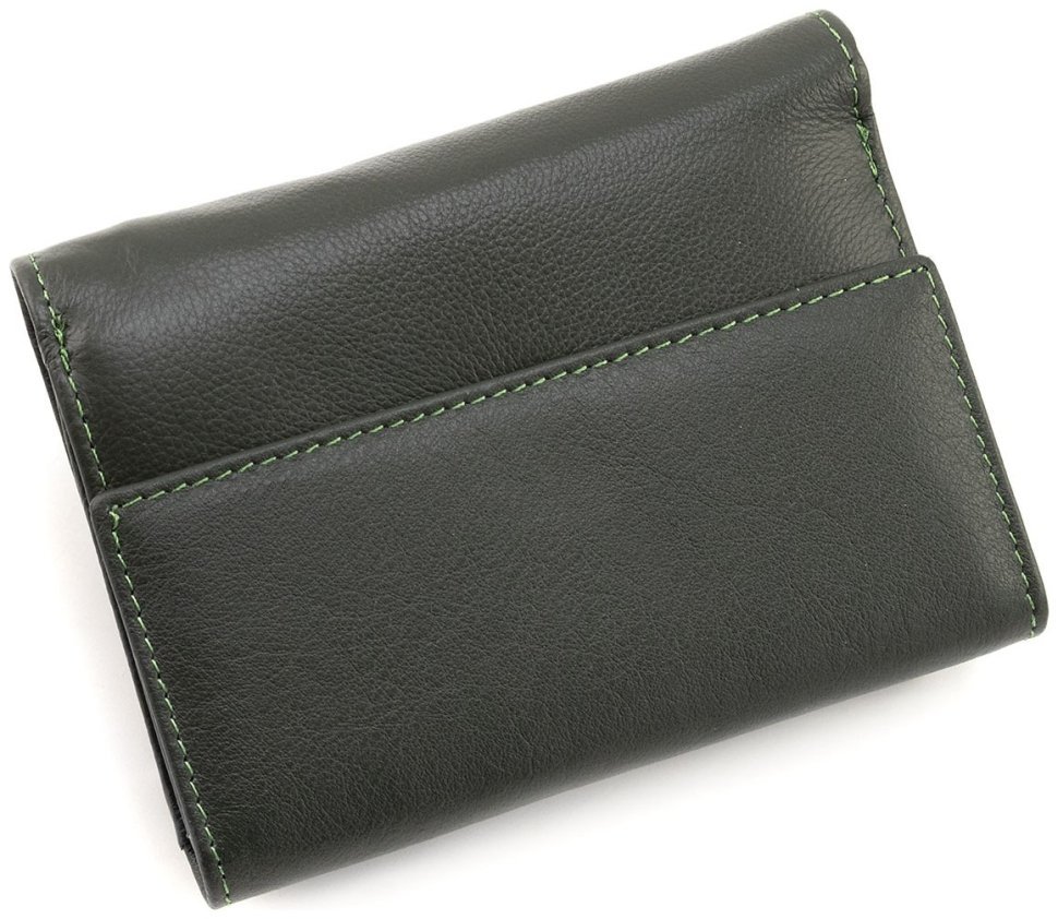 Женское портмоне кожаное ST Leather 94581 зеленого цвета modnotak фото №4
