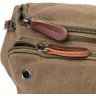 Чоловіча текстильна сумка на пояс оливкового кольору Vintage (20174) - 6