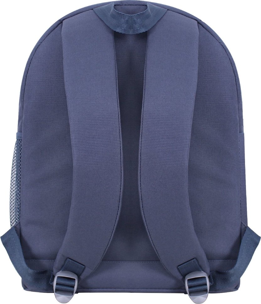 Сірий рюкзак для дівчаток із текстилю з принтом Bagland (55481)