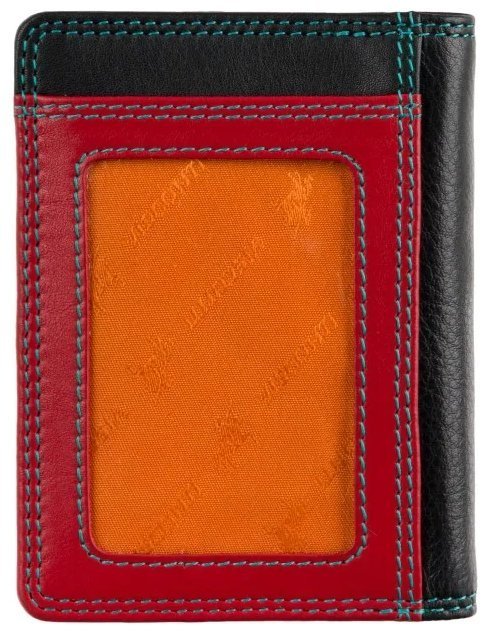 Кожаный картхолдер с ID-окошком для документов Visconti RB111 черный/разноцветный 95481 фото №3 Кожаный картхолдер с ID-окошком для документов Visconti RB111 черный/разноцветный 95481 modnotak фото №3