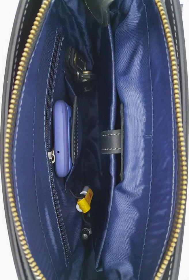 Вертикальна чоловіча сумка барсетка з вінтажній шкіри Крейзі VATTO (11723)