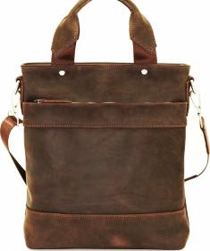 Шкіряна вінтажна сумка з ручками VATTO (11922)