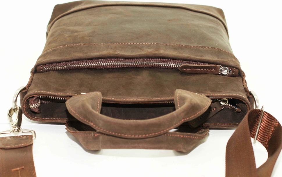 Кожаная винтажная сумка с ручками VATTO (11922)