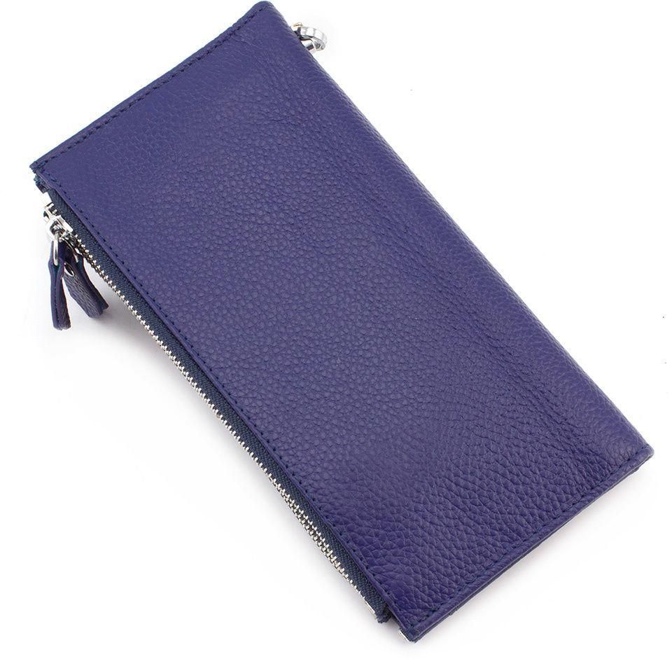 Жіночий стильний гаманець з кишенями на блискавці ST Leather (16045)