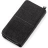 Великий чорний гаманець клатч з натуральної шкіри морського ската STINGRAY LEATHER (024-18107) - 2
