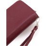 Бордовий жіночий гаманець середнього розміру із натуральної шкіри флотар ST Leather 1767381 - 5