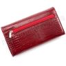 Жіночий лаковий гаманець з натуральної шкіри KARYA (1014-074) - 3