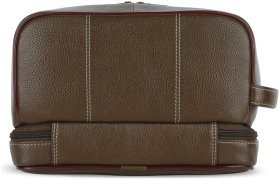 Повседневный несессер из натуральной фактурной кожи с ремешком на кисть Hammonds Flycatcher TC4003 Brushwood коричневый 107981