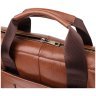 Деловой мужской кожаный портфель для работы и ноутбука до 15" Vintage 98181 коричневого цвета modnotak фото - 5