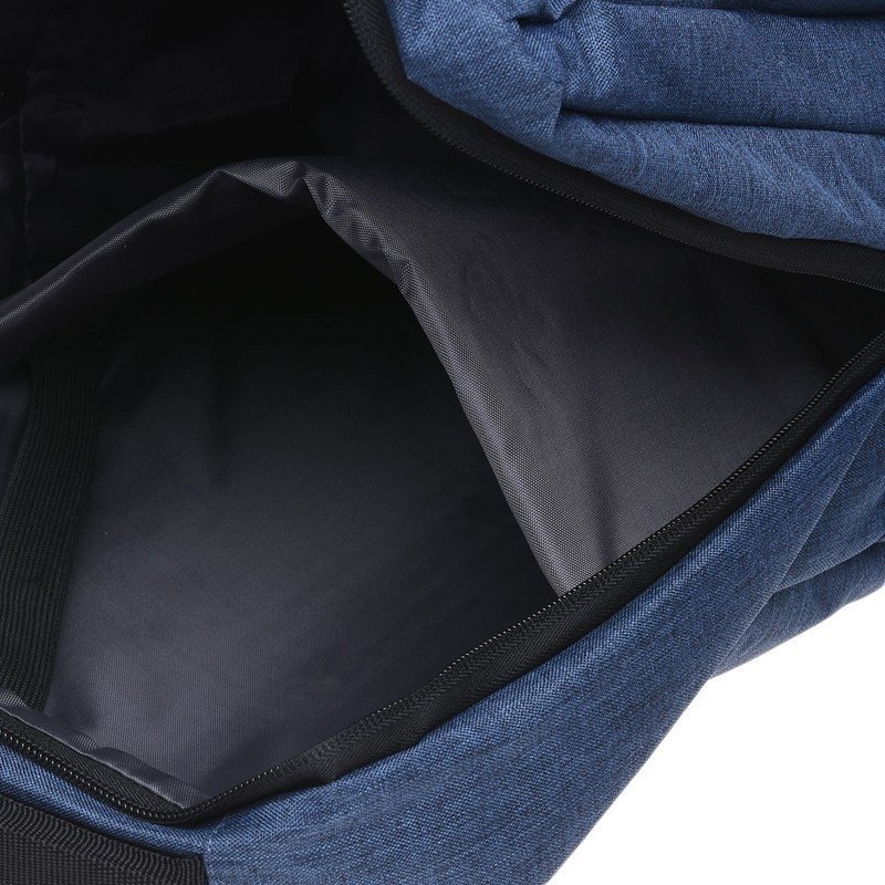 Синий мужской тканевый рюкзак с сумкой в комплекте Remoid (22149)