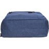 Синий мужской тканевый рюкзак с сумкой в комплекте Remoid (22149) - 6