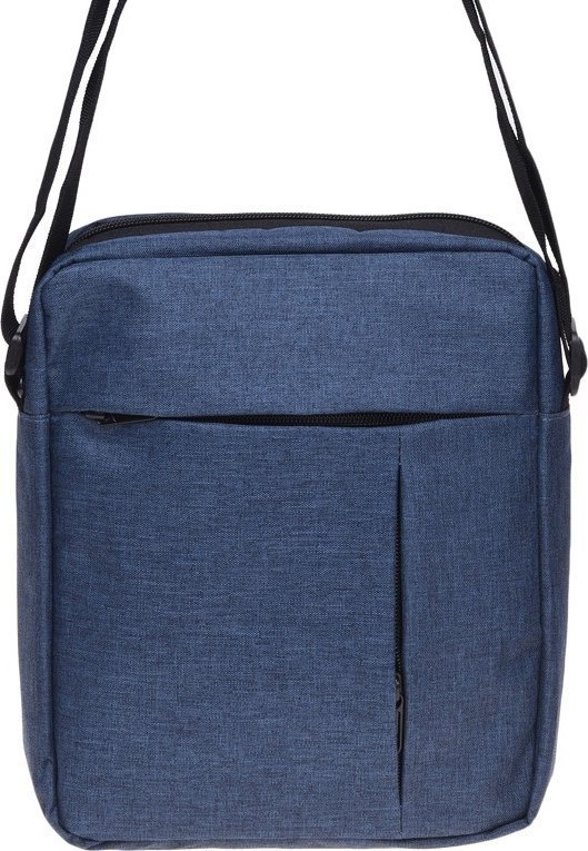 Синій чоловічий рюкзак з сумкою в комплекті Remoid (22149)