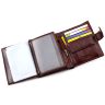 Чоловік великий гаманець з гладкою коричневої шкіри BOSTON (16710) - 6