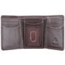 Коричневий гаманець з натуральної шкіри невеликого розміру без застібки Visconti Compton 68881 - 6