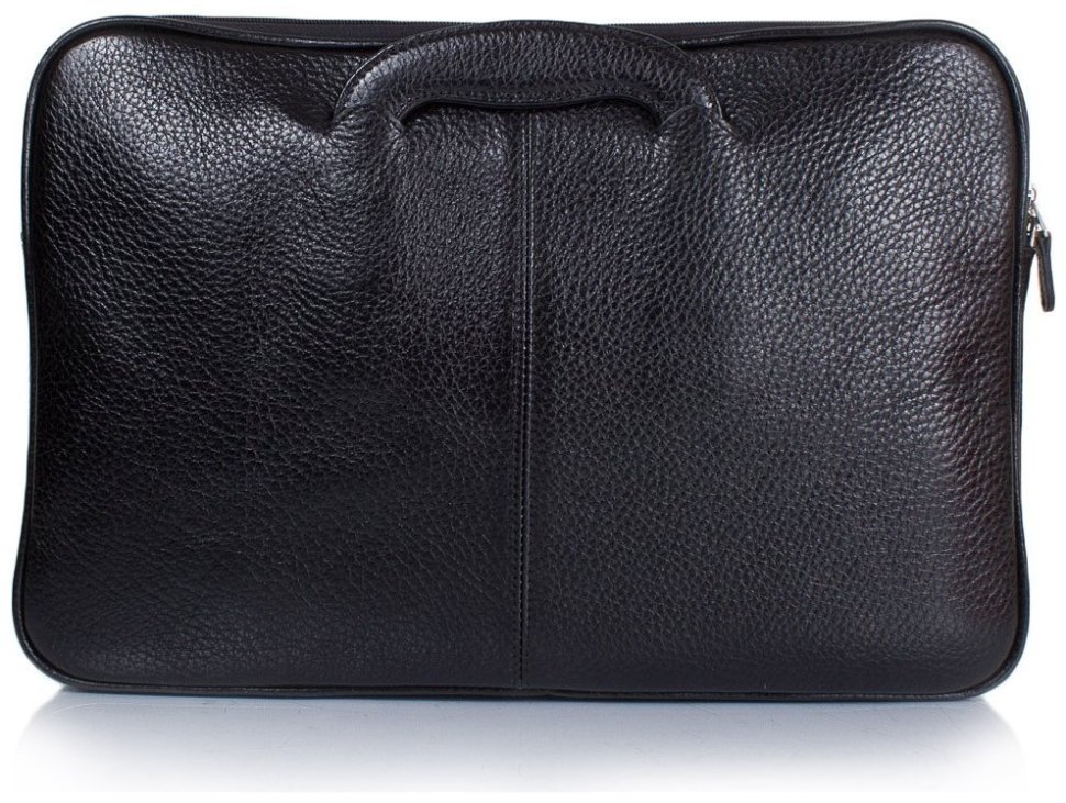 Чоловічий чорний портфель із фактурної шкіри з двома ручками Desisan 81082 фото №2 Чоловічий чорний портфель із фактурної шкіри з двома ручками Desisan 81082 modnotak фото №2