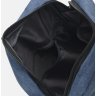 Синяя текстильная мужская сумка вертикального типа через плечо Remoid (15717) - 5