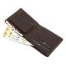 Стильний чоловічий гаманець з вінтажної шкіри без застібки Grande Pelle (13231) - 5