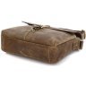 Модна чоловіча сумка-месенджер з вінтажній шкіри коричневого кольору VINTAGE STYLE (14090) - 5