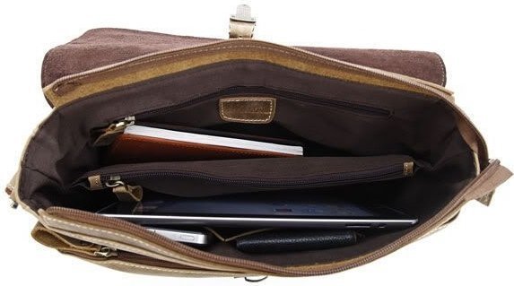 Модная мужская сумка-мессенджер из винтажной кожи коричневого цвета VINTAGE STYLE (14090)