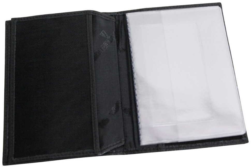 Обложка для паспорта и документов из натуральной кожи Vip Collection 102582 (черная) modnotak фото №3