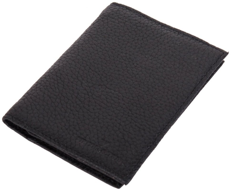 Обложка для паспорта и документов из натуральной кожи Vip Collection 102582 (черная) modnotak фото №5