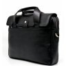 Кожаная мужская сумка-портфель для ноутбука в черном цвете TARWA (19652) - 2