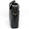 Кожаная мужская сумка-портфель для ноутбука в черном цвете TARWA (19652) - 4
